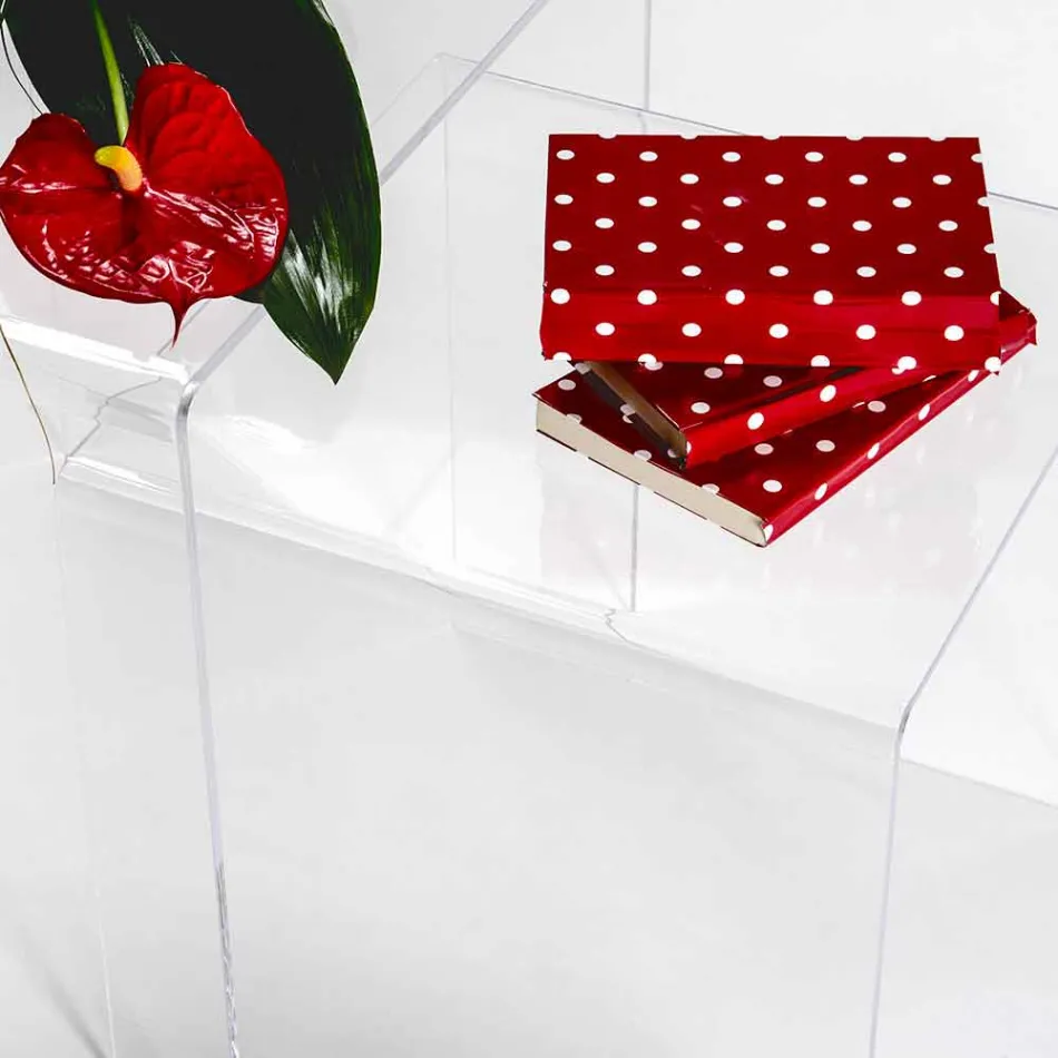 Designové stoly v barevném plexisklu vyrobené v Itálii, Spinoso Viadurini