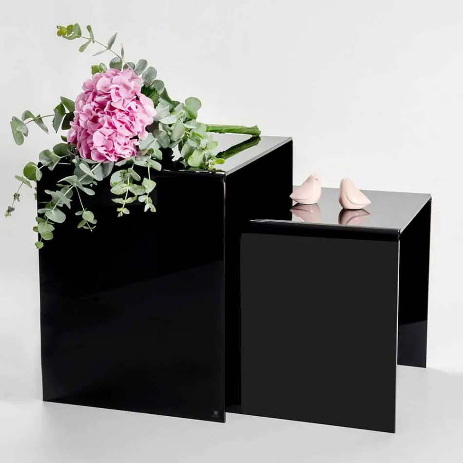 Designové stoly v barevném plexisklu vyrobené v Itálii, Spinoso Viadurini