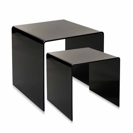 Designové stoly v barevném plexisklu vyrobené v Itálii, Spinoso Viadurini