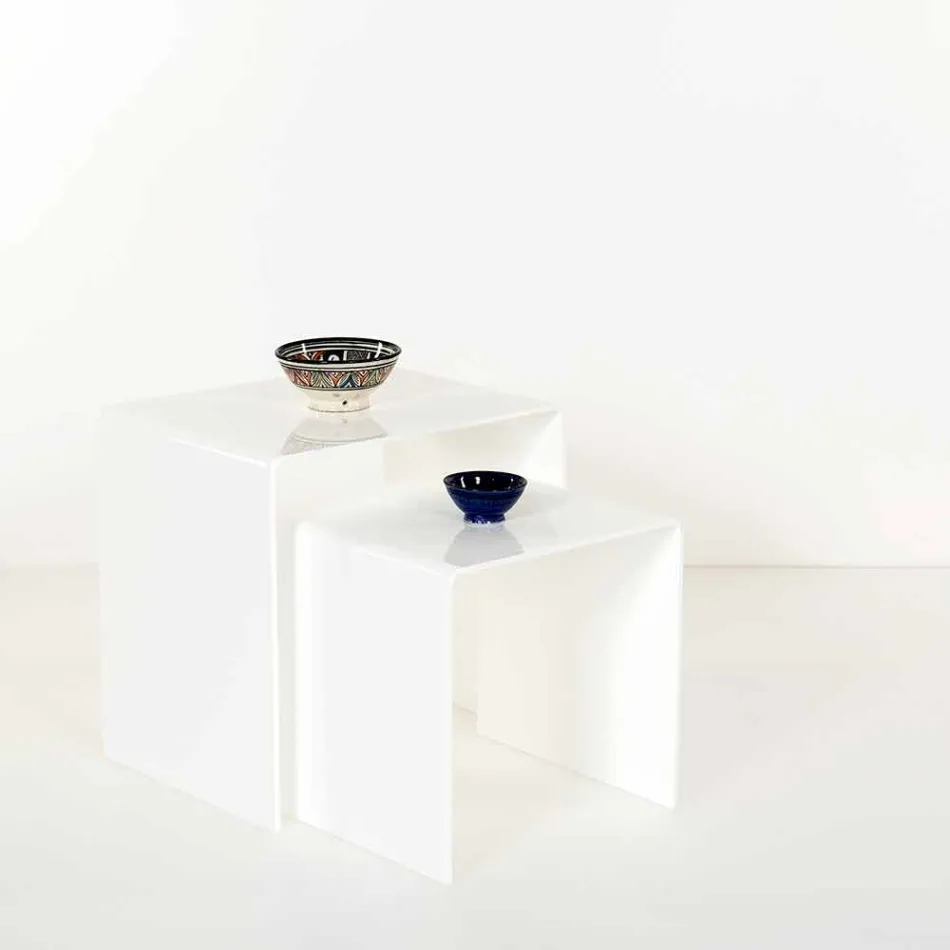 Designové stoly v barevném plexisklu vyrobené v Itálii, Spinoso Viadurini