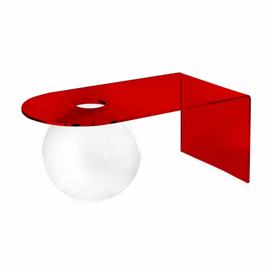 Moderní plexisklo most stůl vyrobený v Itálii, Bolly Viadurini