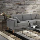 Vysoký konferenční stolek z oceli - Osmio Viadurini