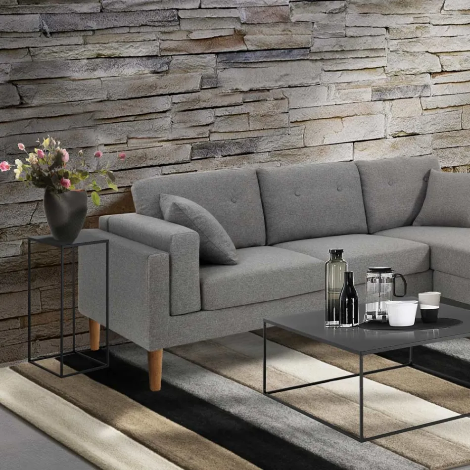 Vysoký konferenční stolek z oceli - Osmio Viadurini