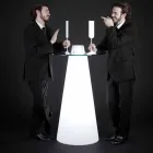 Vysouvací vysoký stůl (H120) a sklo vyráběné v Itálii Viadurini