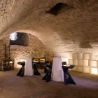 Vysouvací vysoký stůl (H120) a sklo vyráběné v Itálii Viadurini