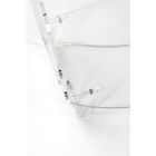 Nízký noční stolek z průhledného plexiskla Made in Italy - Alamain Viadurini
