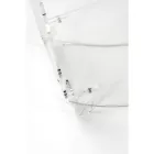 Nízký noční stolek z průhledného plexiskla Made in Italy - Alamain Viadurini