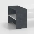 Nízký konferenční stolek do obývacího pokoje z bílého dřeva 3 povrchové úpravy - Rames Viadurini