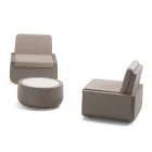 Designový venkovní konferenční stolek z HPL a polyetylenu Made in Italy - Belida Viadurini