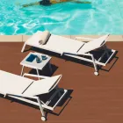 Moderní venkovní konferenční stolek v hliníku a laminátu - Carmine2 Viadurini