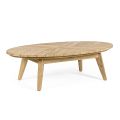 Venkovní konferenční stolek z teakového dřeva s oválnou deskou, Homemotion - Ricardo