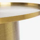Designový konferenční stolek z mosazné oceli - Kakta Viadurini