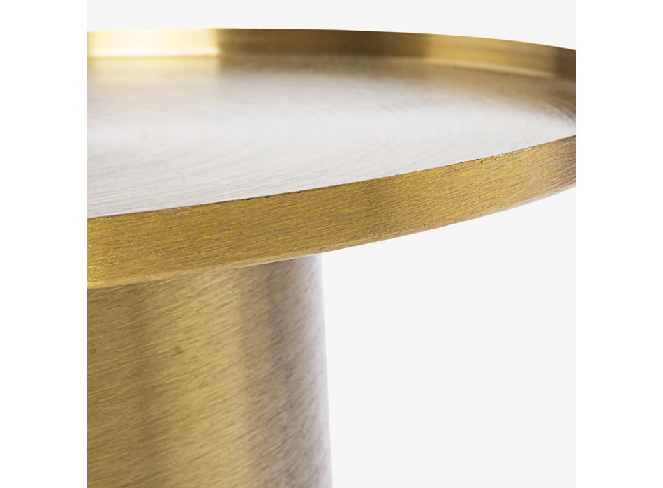 Designový konferenční stolek z mosazné oceli - Kakta Viadurini