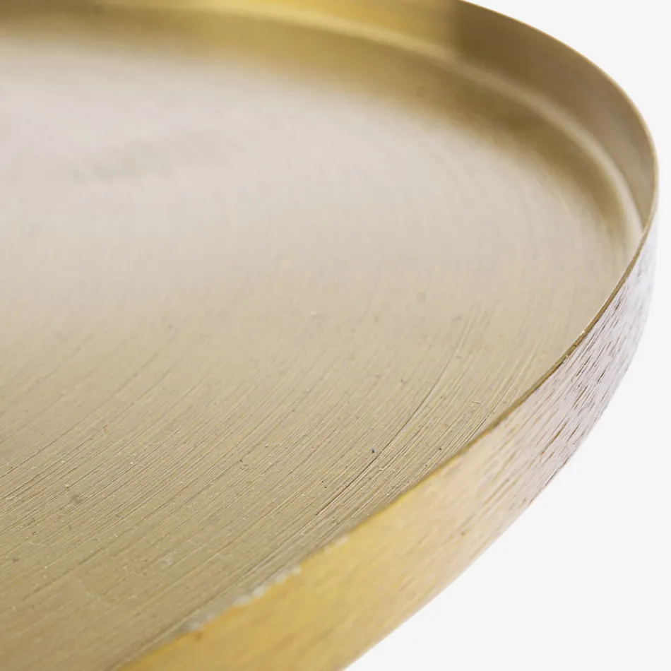 Designový konferenční stolek z mosazné oceli - Kakta Viadurini