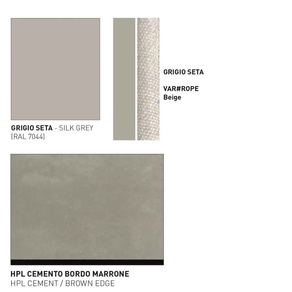 Nízký stolek Hpl Top nebo Ceramic Made in Italy - Emmacross by Varaschin Viadurini