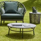 Nízký stolek Hpl Top nebo Ceramic Made in Italy - Emmacross by Varaschin Viadurini