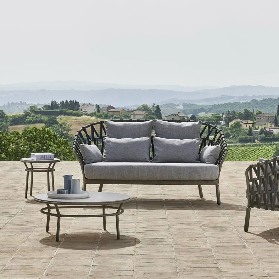 Nízký stolek Hpl Top nebo Ceramic Made in Italy - Emmacross by Varaschin Viadurini