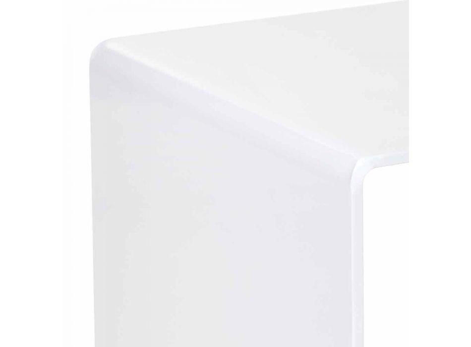 Bílá tabulka 50x50cm Terry Big moderní design, vyrobeno v Itálii Viadurini