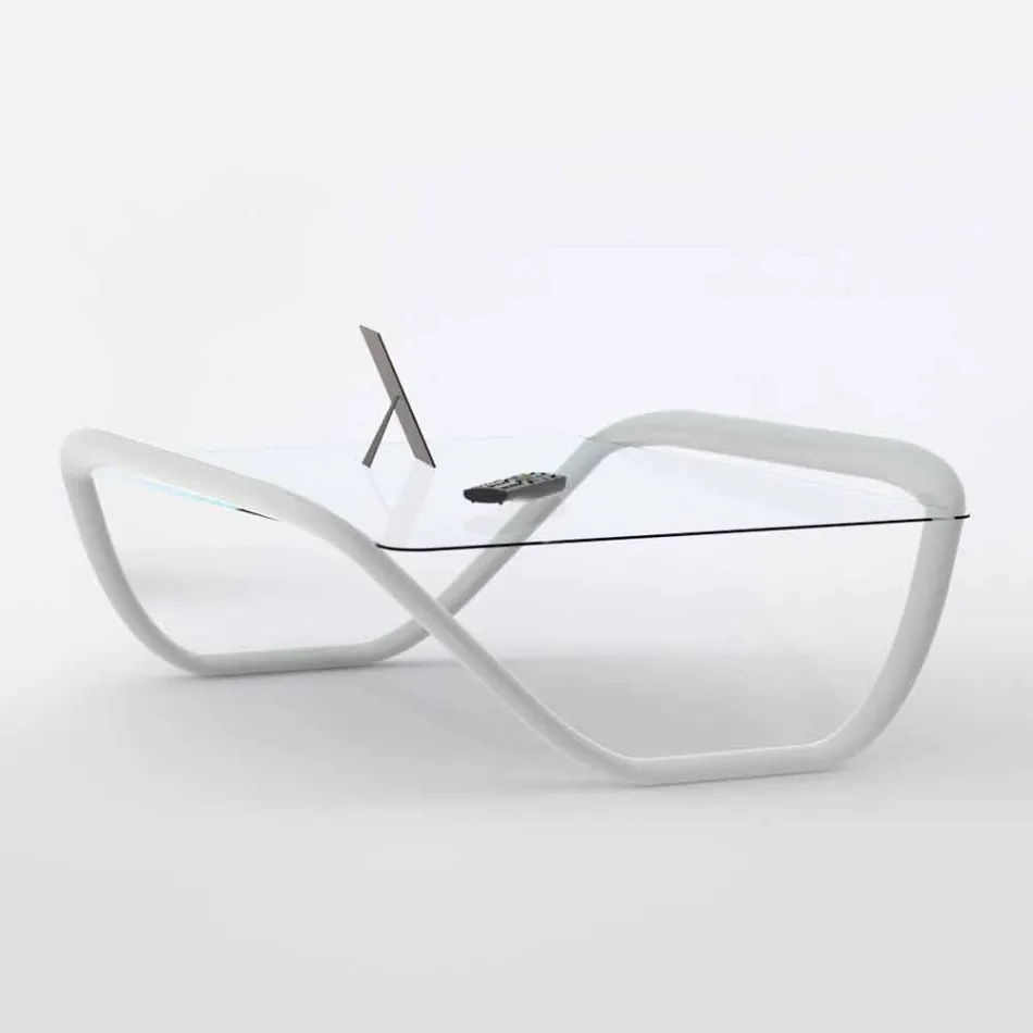 Moderní designový skleněný stůl a Adamantx® Continuum Viadurini