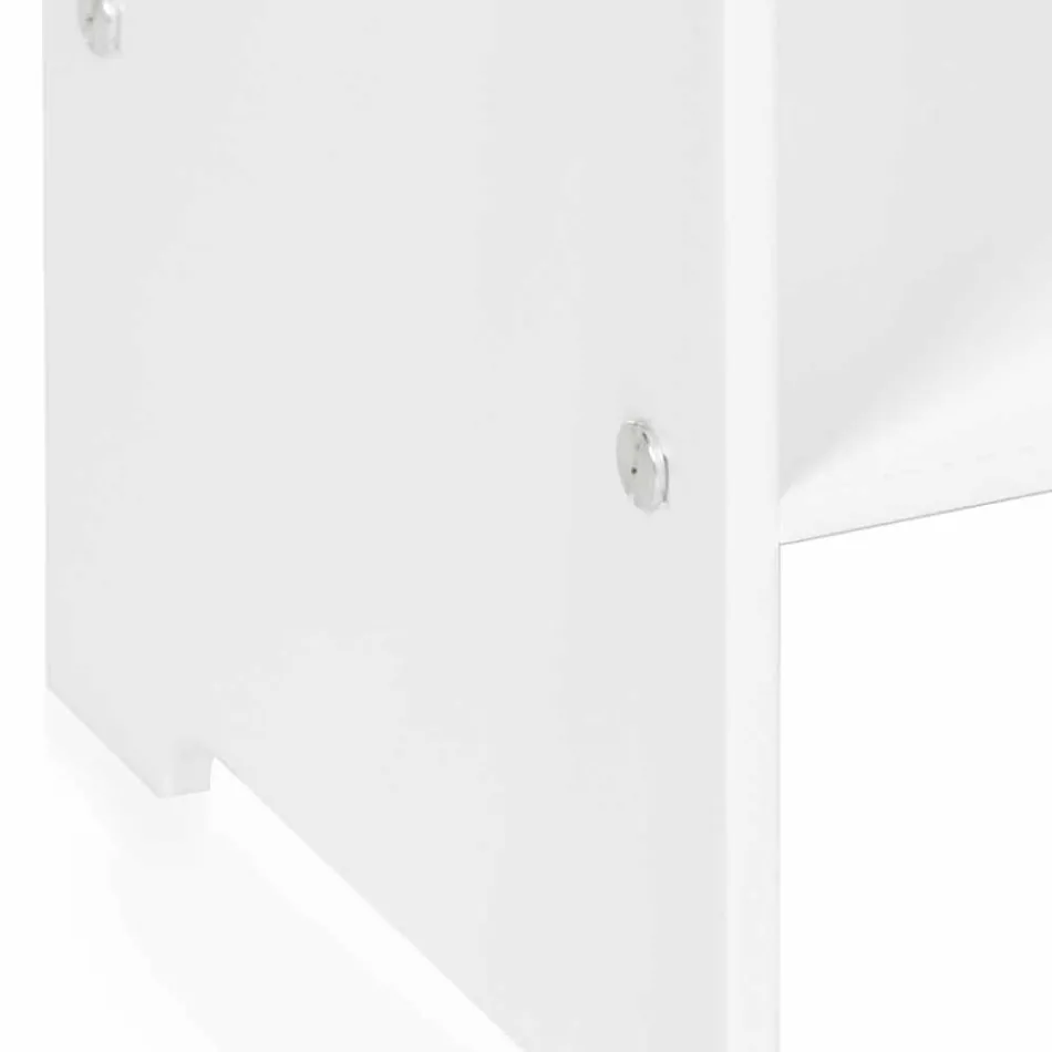 Konferenční stolek / noční Mimi bílá moderní design, vyrobeno v Itálii Viadurini