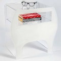Design obývací pokoj malý stůl / noční stolek z akrylového krystalu, Mineo