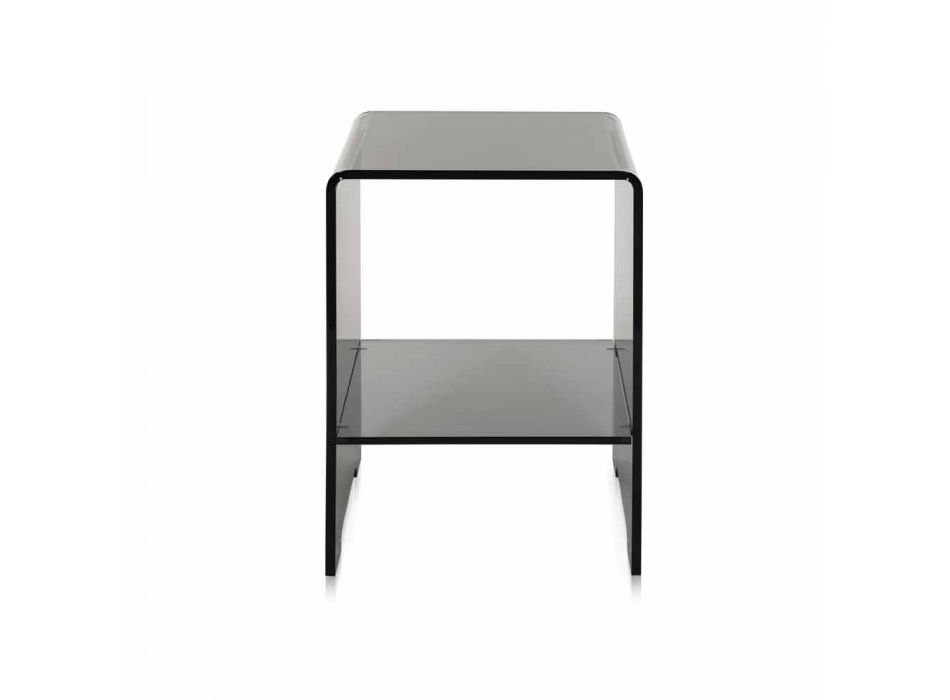 Konferenční stolek / noční tónovaná transparentní Mimi moderní design, vyrobeno v Itálii Viadurini