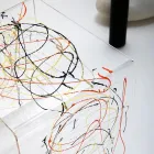 Noční stolek z průhledného a barevného plexiskla 2 velikostí - Pelere Viadurini