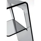 Noční stolek z průhledného nebo uzeného plexiskla vyrobený v Itálii - Lollao Viadurini