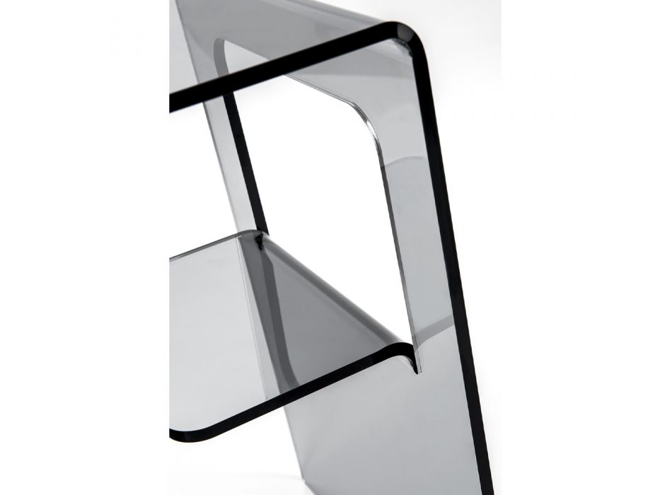 Noční stolek z průhledného nebo uzeného plexiskla vyrobený v Itálii - Lollao Viadurini