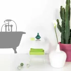 Konferenční stolek / noční transparent Mimi moderní design, vyrobeno v Itálii Viadurini