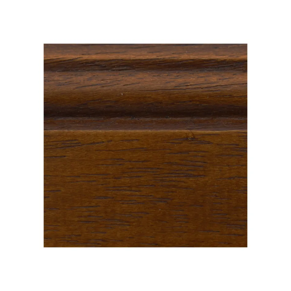 Konferenční stolek se zásuvkou a policí z patinovaného dřeva Made in Italy - Tuoni Viadurini