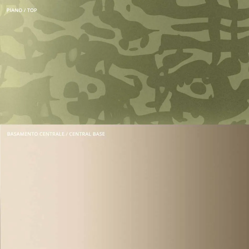 Konferenční stolek se čtvercovou skleněnou nebo kovovou deskou Made in Italy - Anakin Viadurini