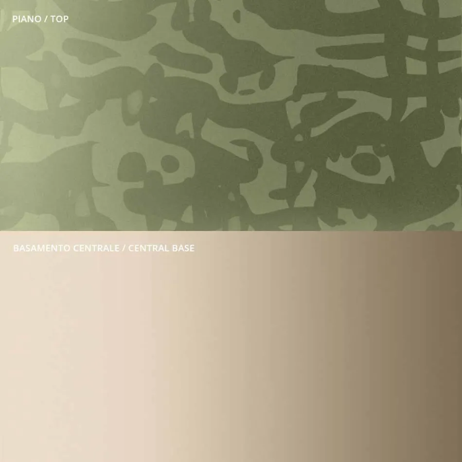 Konferenční stolek se čtvercovou skleněnou nebo kovovou deskou Made in Italy - Anakin Viadurini