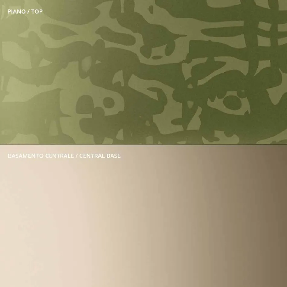 Konferenční stolek se čtvercovou skleněnou nebo kovovou deskou Made in Italy - Anakin Viadurini