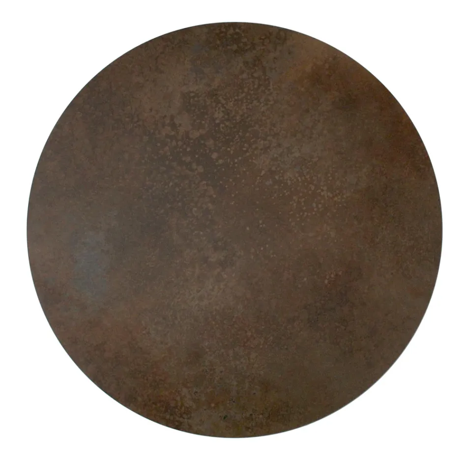 Konferenční stolek s kulatou deskou Made in Stoneware Made in Italy - Siste Viadurini