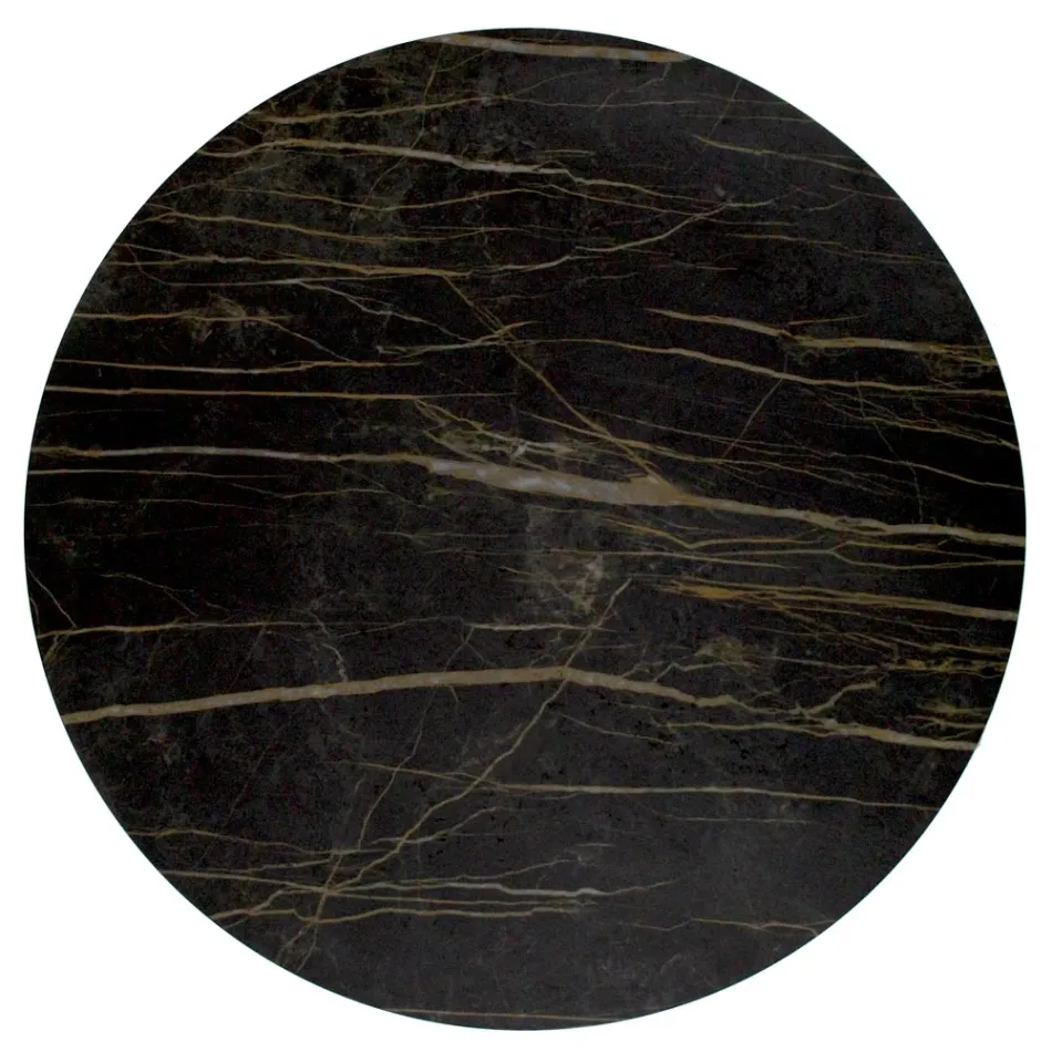 Konferenční stolek s kulatou deskou Made in Stoneware Made in Italy - Siste Viadurini