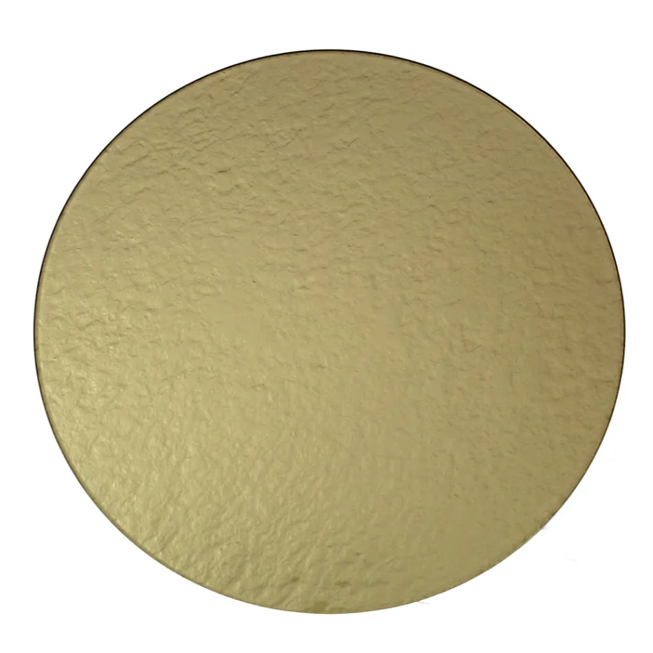 Konferenční stolek s kulatou deskou vyrobený ze skla Made in Italy - Siste Viadurini