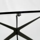 Konferenční stolek s kulatou deskou vyrobený ze skla Made in Italy - Siste Viadurini