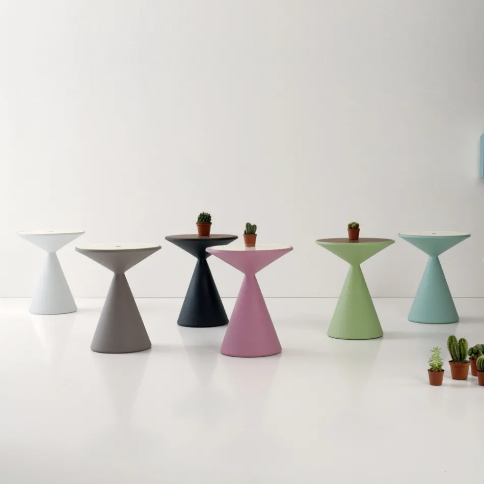 Konferenční stolek do obývacího pokoje z polyetylenu Made in Italy - Acuto Viadurini