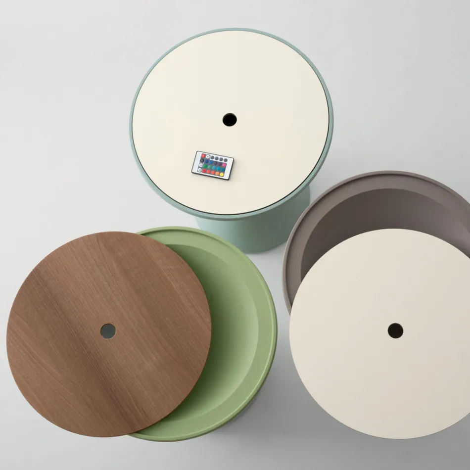 Konferenční stolek do obývacího pokoje z polyetylenu Made in Italy - Acuto Viadurini