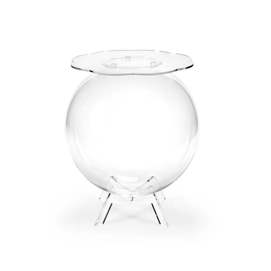 Víceúčelový kontejnerový stůl z průhledného plexiskla Made in Italy - Scar Viadurini