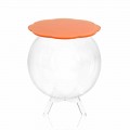 Káva / oranžová kruhová nádoba Biffy, moderní design