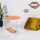 Káva / oranžová kruhová nádoba Biffy, moderní design Viadurini