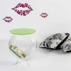 Káva / zelená kolo kontejner Biffy, moderní design made in Italy Viadurini