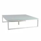 Čtvercový designový boční stolek 2 Rozměry 3 Povrchové úpravy - Julie Viadurini