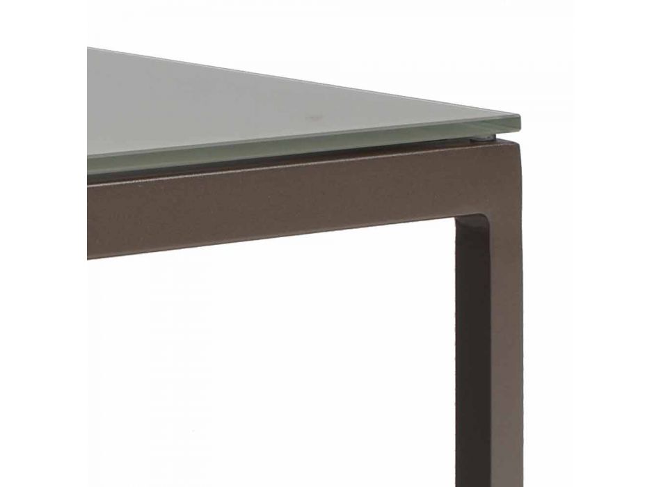 Čtvercový designový boční stolek 2 Rozměry 3 Povrchové úpravy - Julie Viadurini