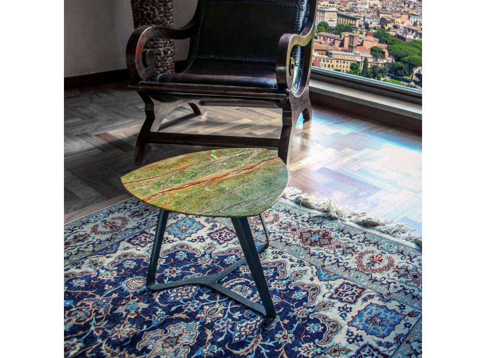Ručně vyrobený konferenční stolek s luxusní mramorovou deskou vyrobené v Itálii - Royal Viadurini