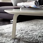 Konferenční stolek s kulatou deskou z lakovaného Mdf Made in Italy - Tobiko Viadurini