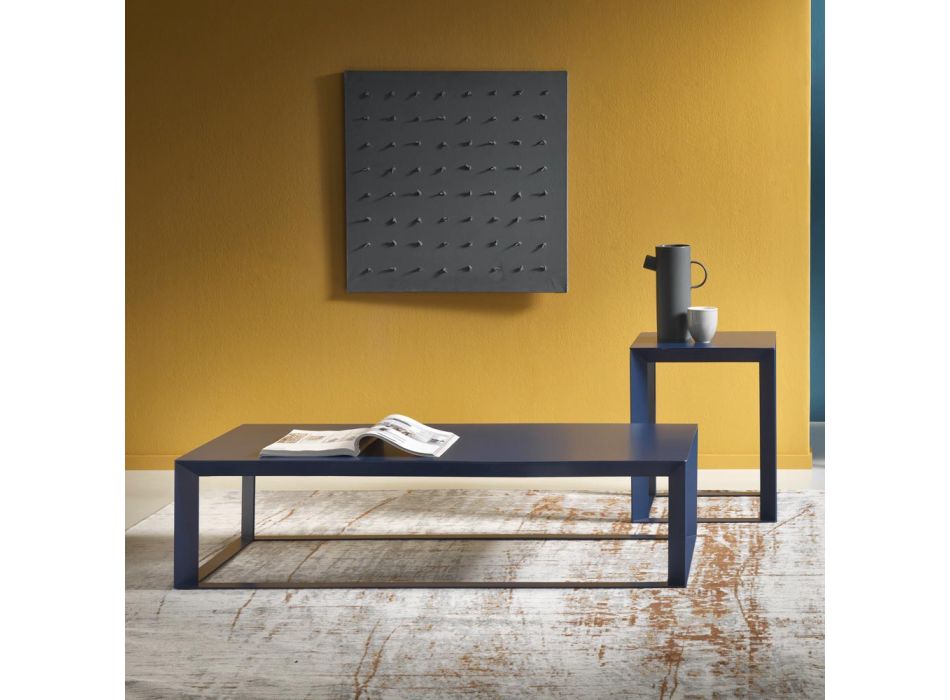 Luxusní designový barevný ocelový konferenční stolek - Josyane Viadurini