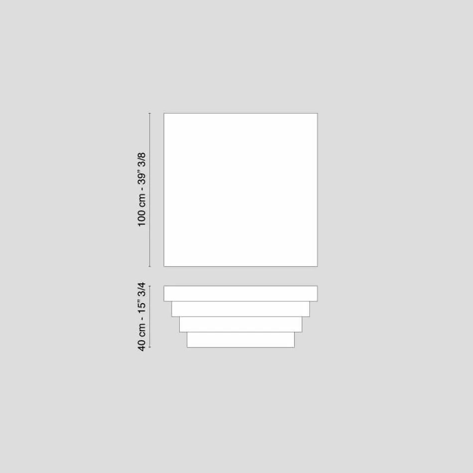 Konferenční stolek Design Coffee Silhouette Cadeau dřevní vlákno Viadurini